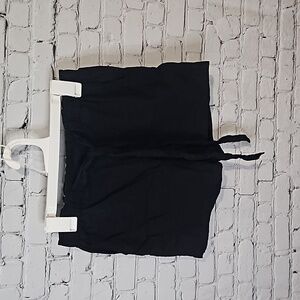 Shein cotton tie waist shorts